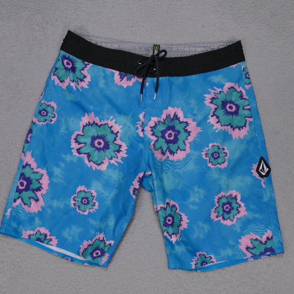 Volcom boardshorts 33 Blue Floral